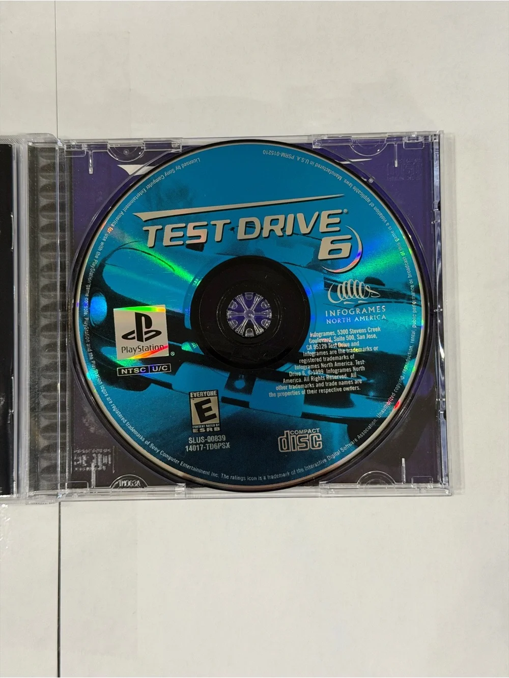 Test Drive 6 PS1 Complete Black Label Tested